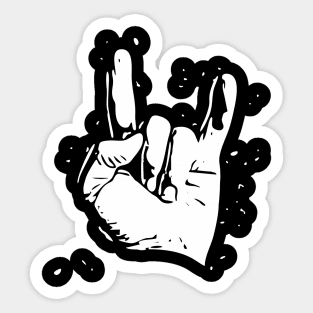 Heavy Metal Rock Sticker